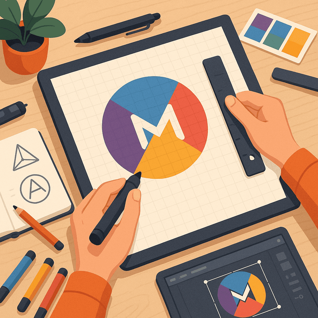 Exemple de création de logo par Instants Web Agency